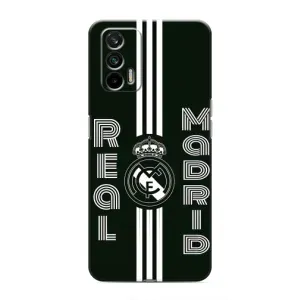 ФК Реал Мадрид чохли для Realme 7 (AlphaPrint) (чорно білий Реал)