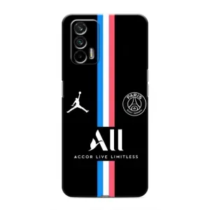 Чохли PSG для Realme 7 (AlphaPrint) (футболка ПСЖ)