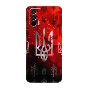 Украинские Чехлы для Realme 7 с картинкой УПА (AlphaPrint) (ГЕРБ УПА)