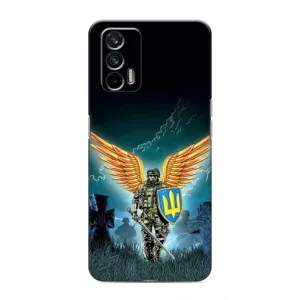 Чехлы с картинкой ЗСУ для Realme 7 (AlphaPrint) (Солдат ЗСУ)