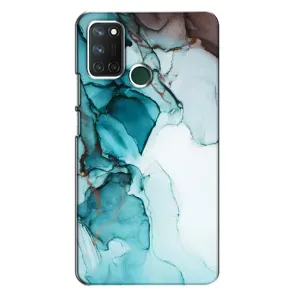 Чехол с принтом «Бирюзовый мрамор» для Realme 7i