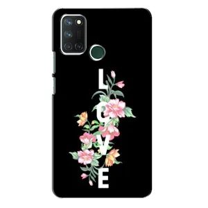 Чехлы для любимой на RealMe 7i => РилМі 7і (VPrint) (Квіти LOVE)