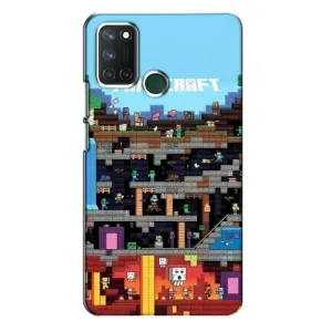 Чохол Майнкрафт на Realme 7i (AlphaPrint) Minecraft (фон Minecraft)