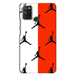Чохли для Realme 7i - з картинкою JORDAN (AlphaPrint) (Лого Джордан)