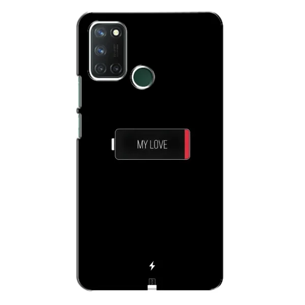 Чехол с принтом «Love battery» для Realme 7i