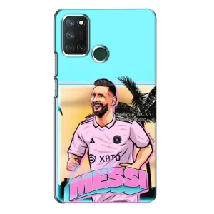 Чохли для RealMe 7i => РилМі 7і - Лео Мессі Маямі (Майами Месси)
