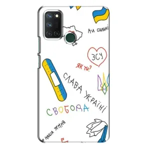 Чехлы Доброго вечора, ми за України для Реалми 7i (AlphaPrint) (Стикер)