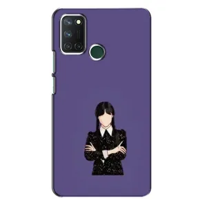 Чохли Венсдей на Realme 7i Уенсдей (AlphaPrint) (Венздей у чорному)