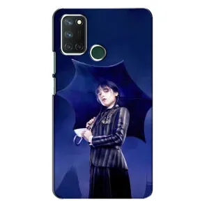Чохли Венсдей на Realme 7i Уенсдей (AlphaPrint) (Венздей з парасолькою)