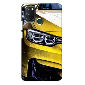 Чохли з Машинами на RealMe 7i => РилМі 7і (VPrint) (Жовта машина)