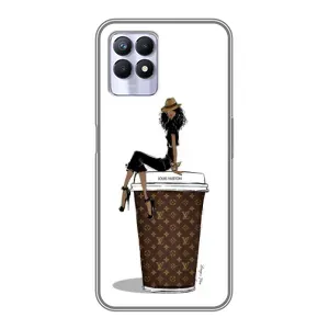 Чохли Луі Вітон для Realme 8 Pro (AlphaPrint - LOUIS VUITTON) (кава LOUIS VUITTON)