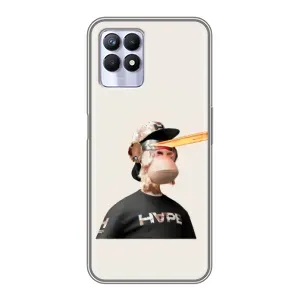 Чохли з Мавпами NFT для Realme 8 Pro (AlphaPrint) (мавпа NFT в окулярах)