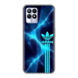 Чехлы Адидас для Realme 8 Pro (AlphaPrint) (Синий Адидас)
