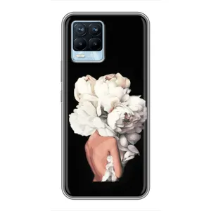 Чехлы (ART) Цветы на Realme 8 (VPrint)
