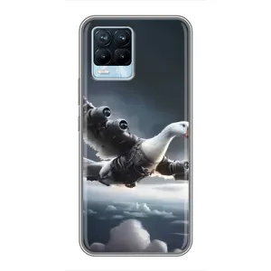 Чохол з мемом Тралалело тралала на Realme 8 (Бомбардіні гусіні)