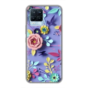 Чохли з квітами для Realme 8 (VPrint) (Дизайн квітів)