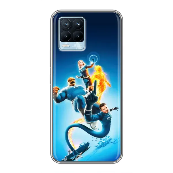 Чехол с принтом «Герои Фантастическая Четверка» для Realme 8 Чехол с принтом «Герои Фантастическая Четверка» для Realme 8