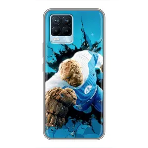 Чехол с принтом Фантастическая четверка для Realme 8 (Существо Фантастическая Четверка)