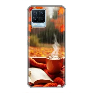 Чехол с принтом «Кофе и дождь» для Realme 8