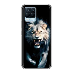 Чохол з принтом «Лев у темряві» для Realme 8