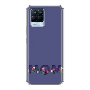 Чохол з принтом «Мама в квітах» для Realme 8
