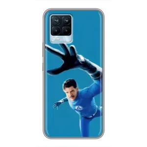 Чехол с принтом Фантастическая четверка для Realme 8 (Мистер Фантастик супергерой)