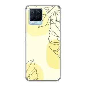 Силконовий чохол з принтом в квітах на Realme 8