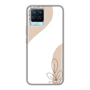 Чехол с принтом «Нюдовая веточка абстракция» для Realme 8