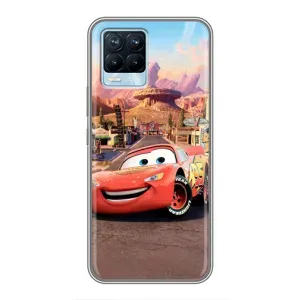 Силиконовый чехол Маквин для Realme 8 (Радиаторный Спрингс Маквин)