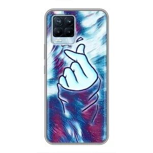 Чехол с принтом «Радужное сердце» для Realme 8