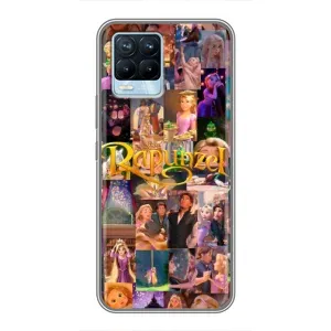 Чехол Рапунцель для Realme 8 (Коллаж Рапунцель)