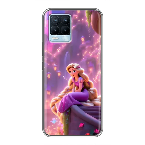 Чехол с принтом «Рапунцель в замке» для Realme 8