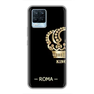 Чохли для Realme 8 (VPrint) - Футбольні клуби (Roma)