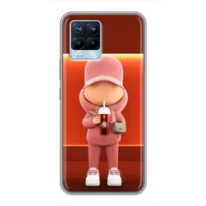 Круті Чохли Луі Віттон для Realme 8 (AlphaPrint) (З Кавою)