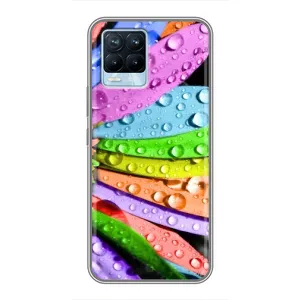 Чехлы (ART) Цветы на Realme 8 (VPrint) (Семиквітка)