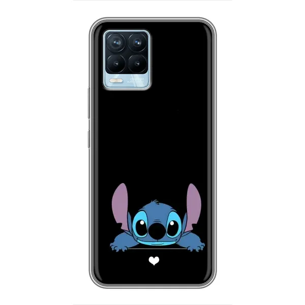 Чехол с принтом «Стич на черном» для Realme 8