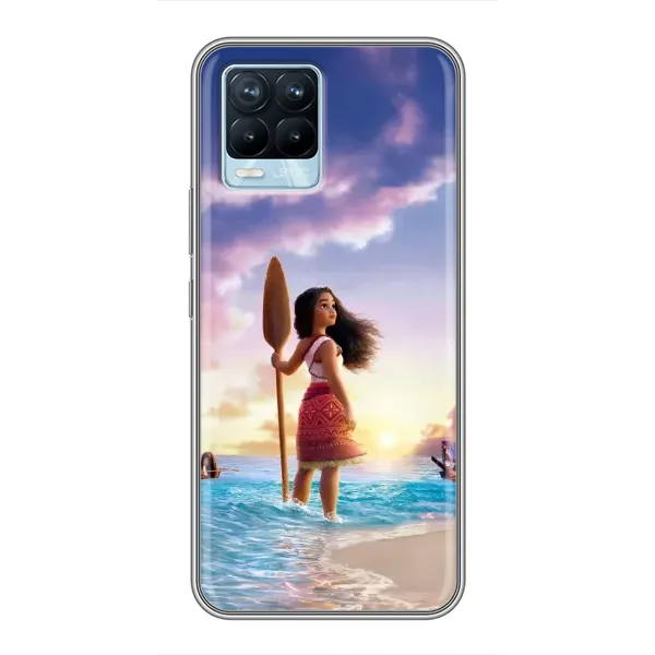 Чехол с принтом «Моана с веслом» для Realme 8