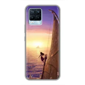 Чехол с мультфильмом Моана Realme 8 (Закат Ваяна)