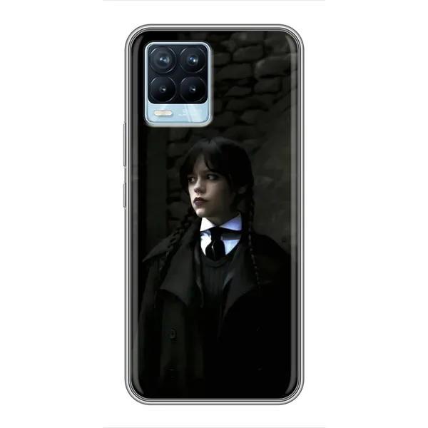 Чехол с принтом «Темный стиль Уэнздей» для Realme 8