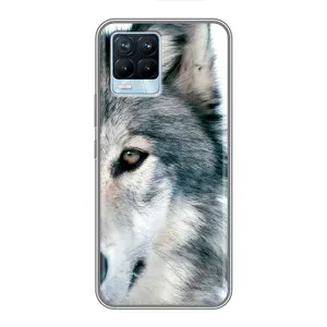 Чохли з картинкою животних Realme 8 (Вовк)