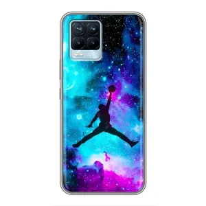 Чехлы для Realme 8 - с картинкой JORDAN (AlphaPrint) (Яркий Джордан)