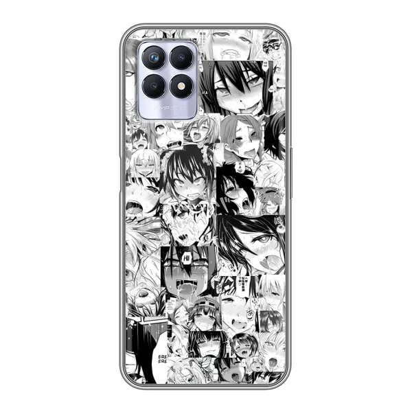 Чохол з принтом «Ahegao manga» для Realme 8i