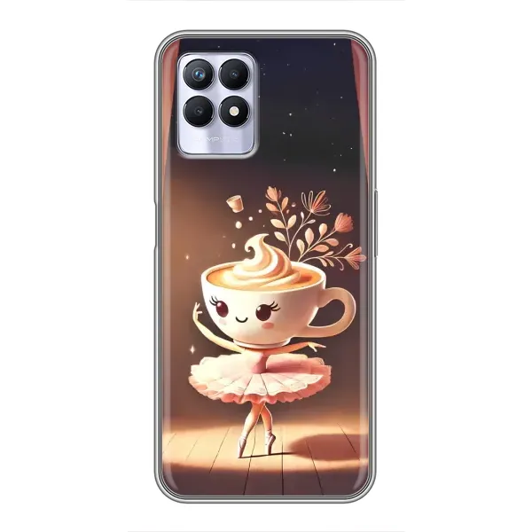 Чехол с принтом «Балерина капучина» для Realme 8i