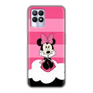 Міккі Маус чохол для Realme 8i (AlphaPrint - Мультяшні) (Дівчинка Maus)