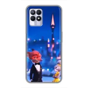 Чехол Зоотрополіс на Realme 8i (Романтический вечер Зверополис)