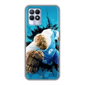Чехол с принтом Фантастическая четверка для Realme 8i (Существо Фантастическая Четверка)
