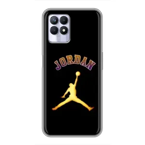Чехлы для Realme 8i - с картинкой JORDAN (AlphaPrint) (Jordan Gold)