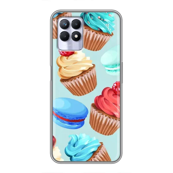 Чохол з принтом «Кексики» для Realme 8i Чохол з принтом «Кексики» для Realme 8i
