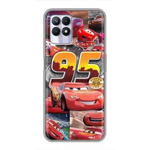 Силиконовый чехол Маквин для Realme 8i (Коллаж Молния Маквин)
