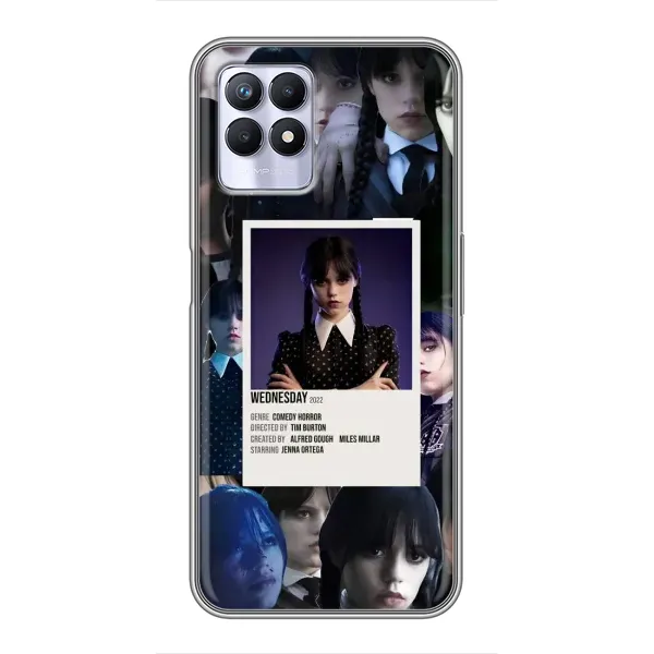 Чехол с принтом «коллаж Уэнздей» для Realme 8i Чехол с принтом «коллаж Уэнздей» для Realme 8i